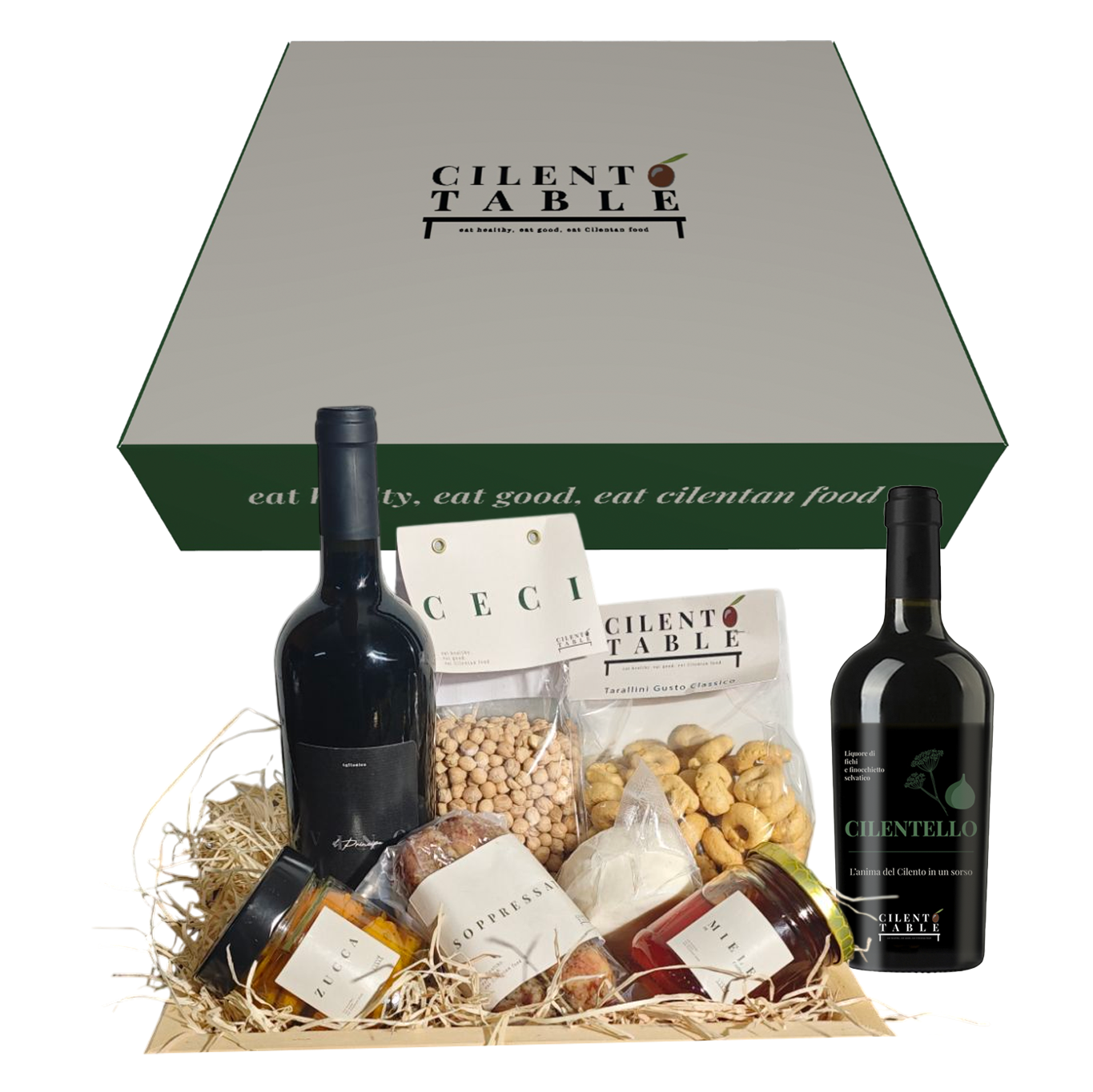 Box Regalo "A Canestra ru Ciliento" con prodotti tipici cilentani