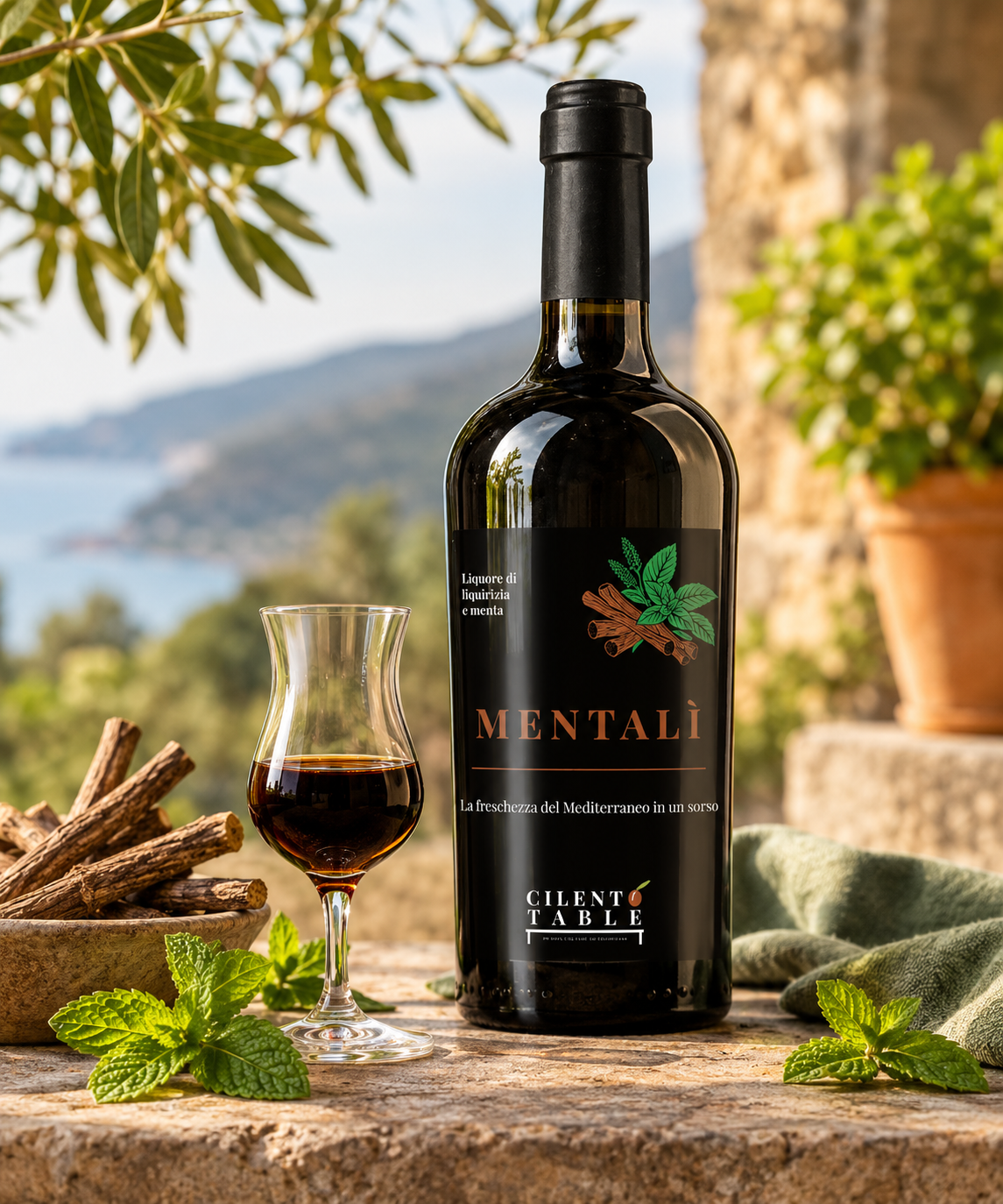 Mentalì - Liquore di Liquirizia e Menta