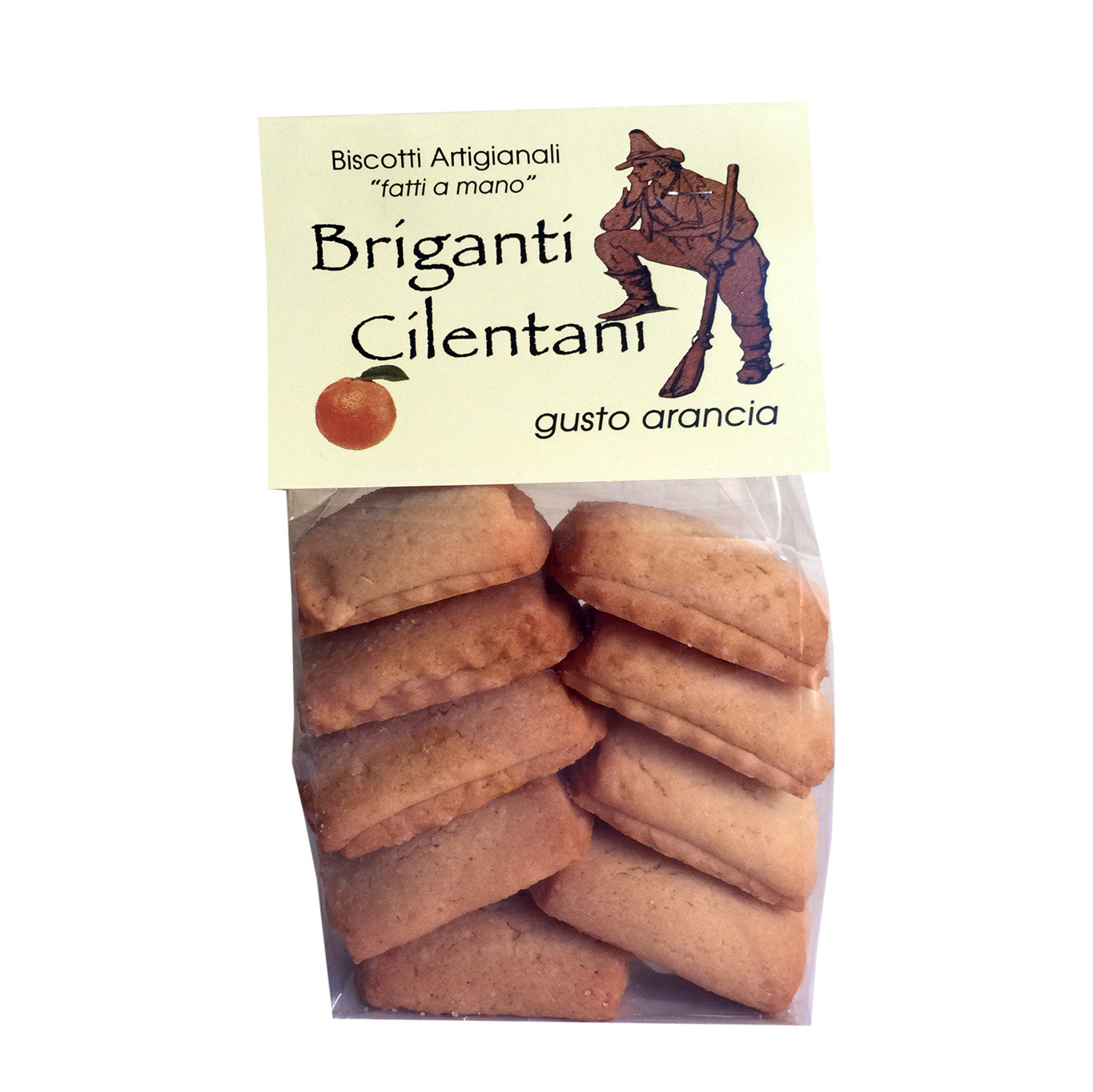 Artisanal Biscuits "Briganti Cilentani" Orange