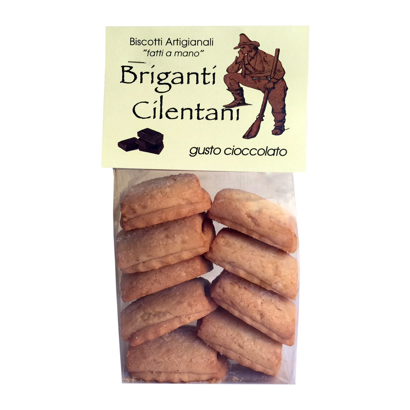 Artisanal Biscuits "Briganti Cilentani" Chocolate