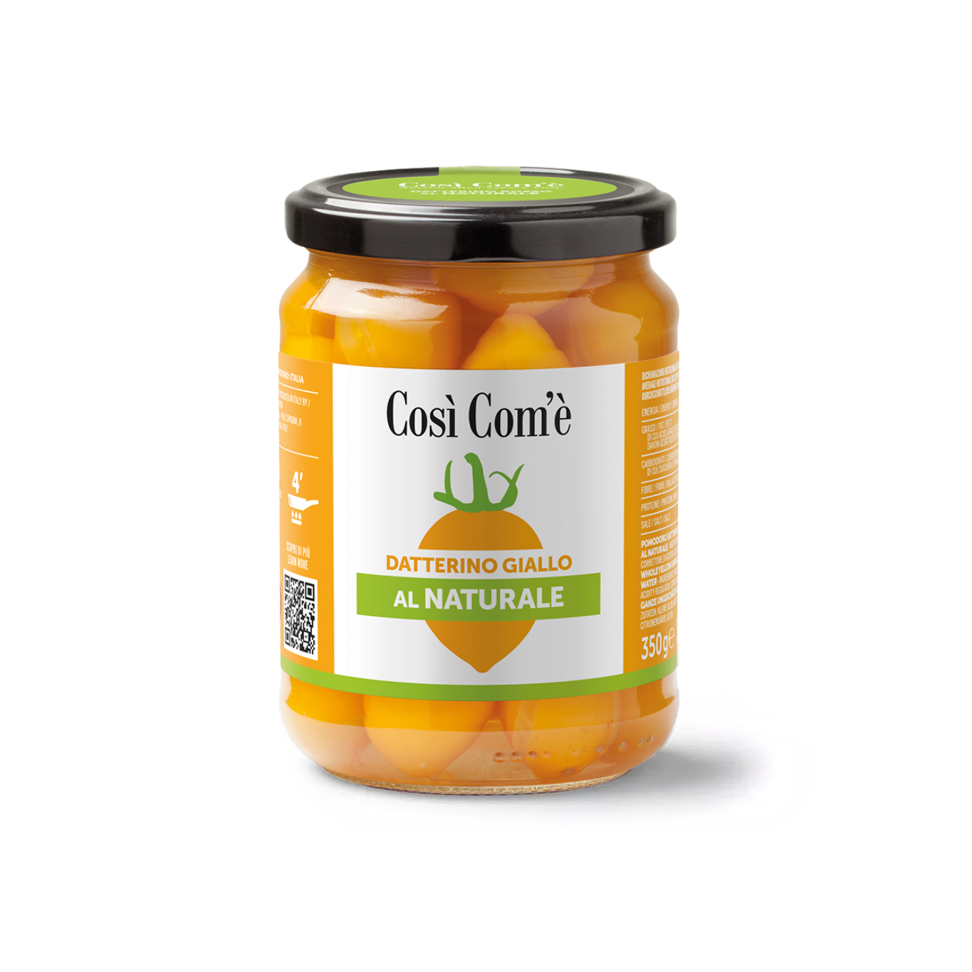 Così Com'è Natural Yellow Datterino 350g
