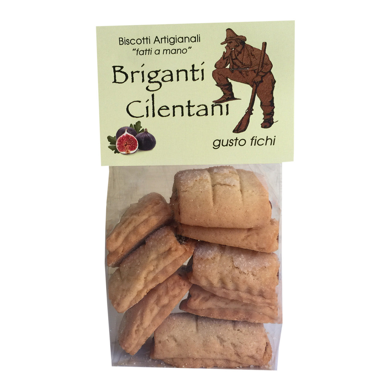 Galletas artesanales "Briganti Cilentani" con higos